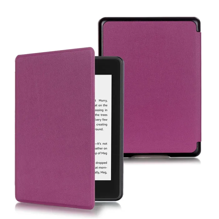 100 шт. PU кожаный чехол подставка для Amazon новый Kindle Paperwhite 2018 + экран протектор