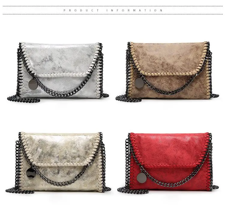 Сумка-конверт на плечо bolsa feminina carteras mujer сумка новая женская сумка из искусственной кожи Модная переносная сумка с 2 цепочками S1449