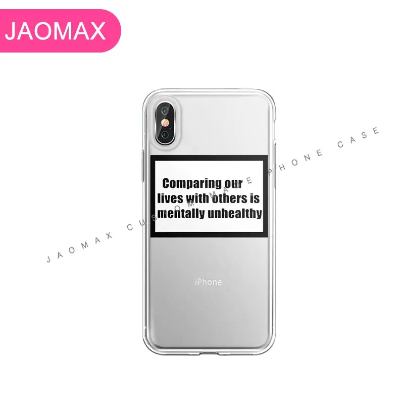 Мягкий силиконовый чехол для телефона Jaomax в социальных сетях iPhone 11 7 8 Plus 6S Xs Max Xr 5s