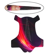 Finger Angel 50/100/500 шт. формы ногтей советы нейл-арта набор инструментов для самостоятельного Бумага кривой Гель-лак для ногтей УФ расширение французский XL Маникюр форма W010