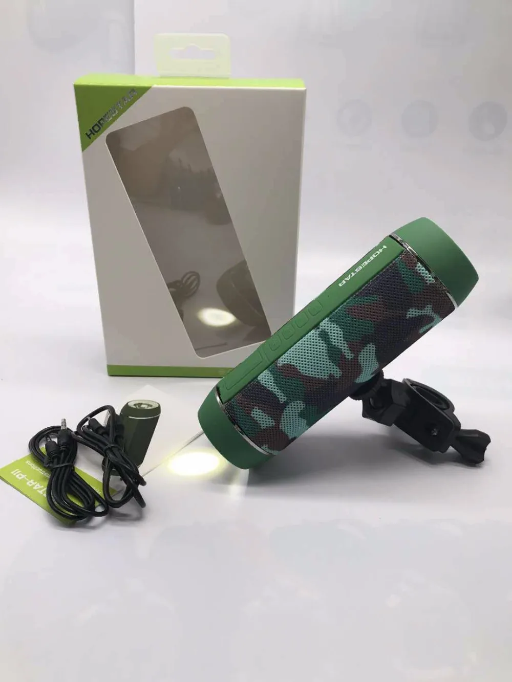 HOPESTAR P11 водонепроницаемый Bluetooth динамик открытый велосипедный портативный сабвуфер FM беспроводной динамик s Powerbank светодиодный светильник крепление для велосипеда