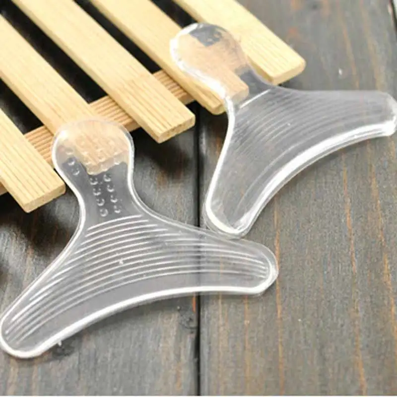 1 пара прозрачных силиконовых стелек для высоких каблуков с гелевыми подушками защиты от трения и ухода за ногами инструменты для педикюра стелек.