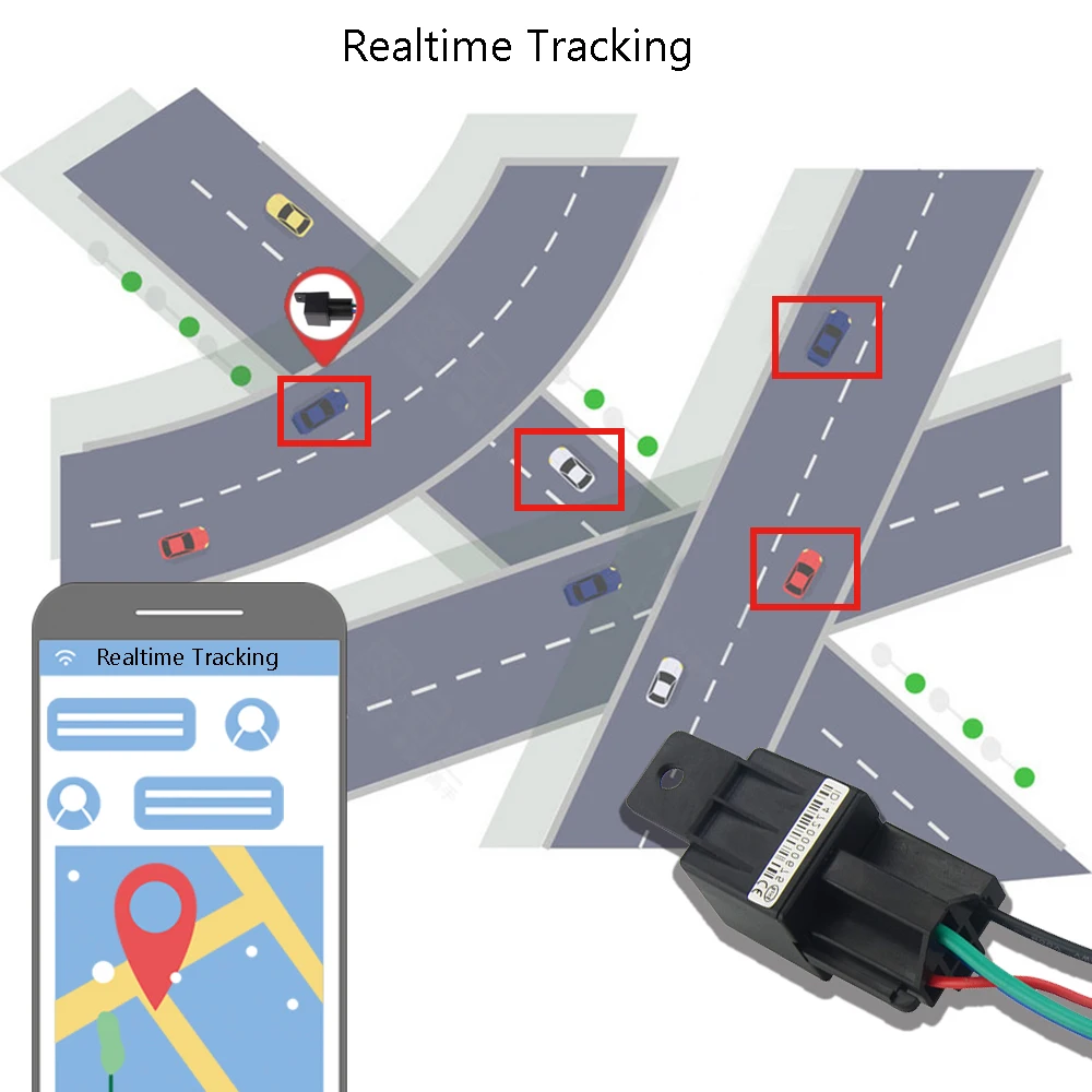 Автомобильное реле gps трекер ударная сигнализация gps GSM локатор трекер устройство дистанционного управления Противоугонный мониторинг отключение масла питание бесплатное приложение