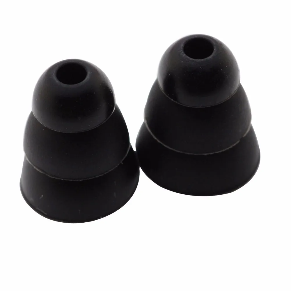 Poyatu большой размер тройной фланец ушные вкладыши для Shure Se215 SE535 SE315 420 425 530 Westone наушники-вкладыши Сменные наушники
