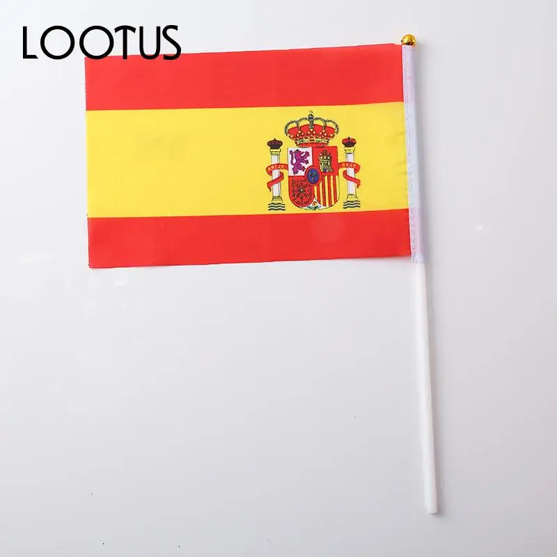 Spain Испанский флаг, немецкий флаг, Испанский флаг, Национальный флаг Канады, терилен, звезда, испанский национальный бразильский знак, ручное украшение - Цвет: Spain
