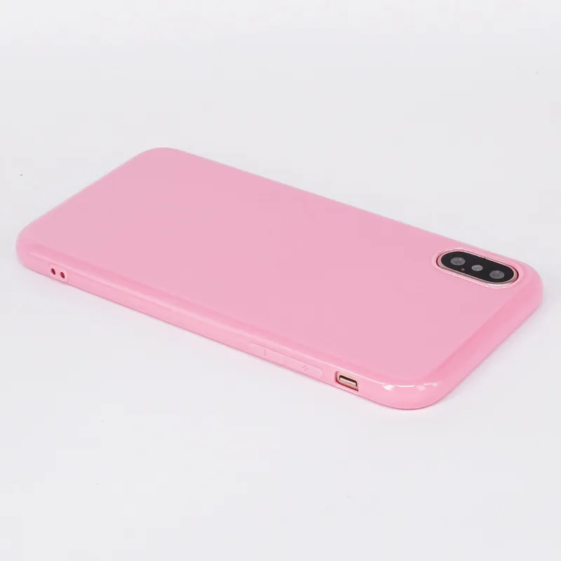 ТПУ карамельного цвета силиконовый однотонный Желейный чехол для iPhone 11 Pro Max Мягкий ТПУ чехол для 5C 6 7 8Plus 5 5S SE 6Plus X XS чехол для Max XR