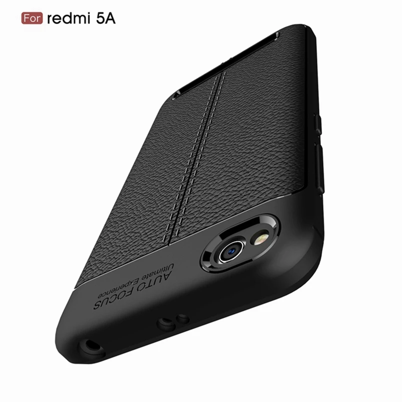 WhaY кожаный чехол для Xiaomi Redmi 5A задняя крышка Силиконовый противоударный Xiomi