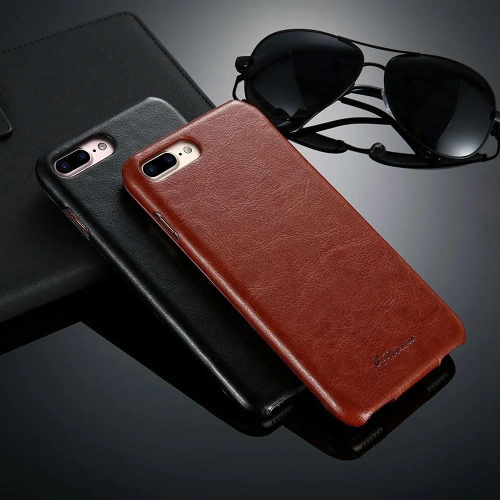 FLOVEME флип чехол Crazy Horse для iPhone 4 4s 4G 8 7 Plus Роскошный кожаный телефона 5 5S SE 6 6S