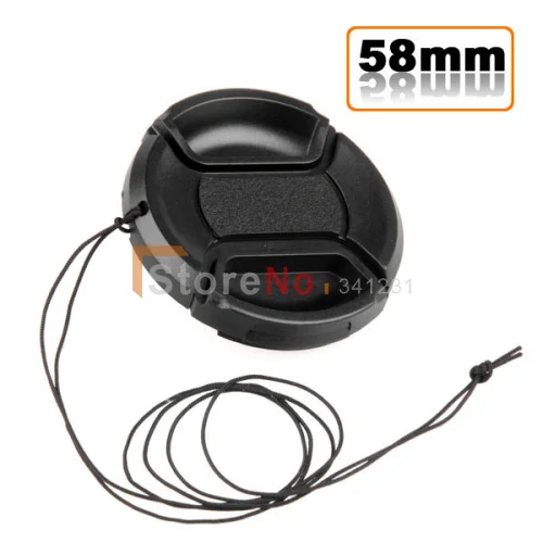 

По всему миру 58 мм Центральная защелкивающаяся передняя крышка объектива для canon nikon sony Объектив/Фильтры