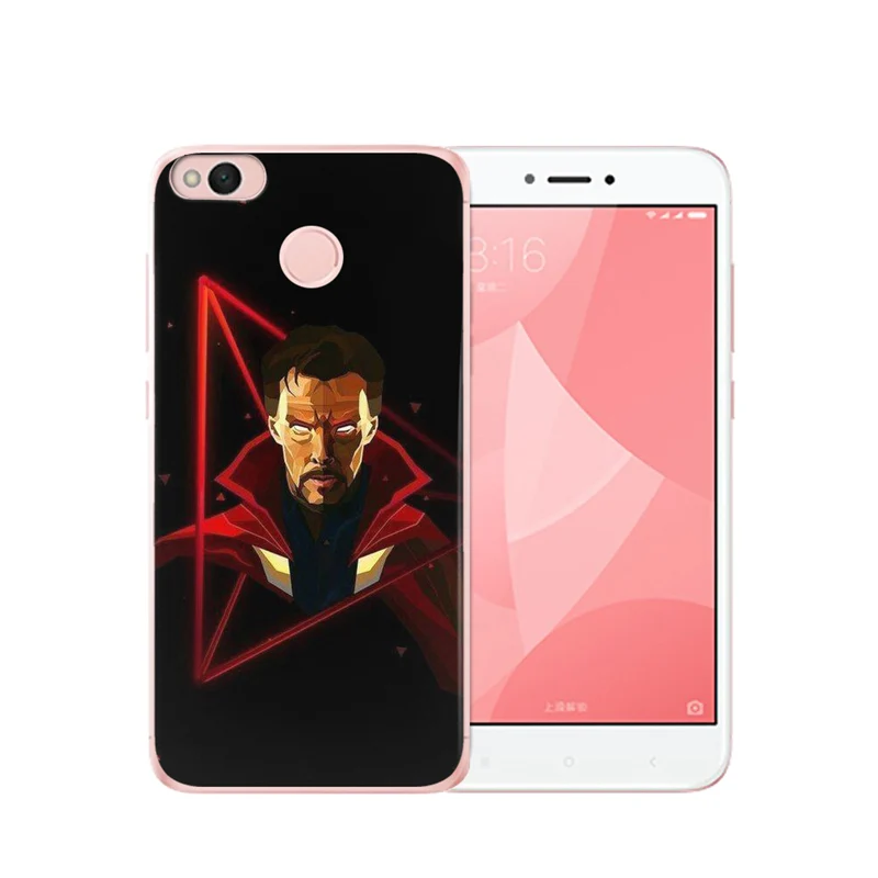 Железный человек Marvel Hero для Xiaomi Mi Redmi 3S Pro 4X 4A 5A 5 Plus Note 3 4 6 6A A1 5X A2 6X Lite 8 Pocophone F1 Чехол