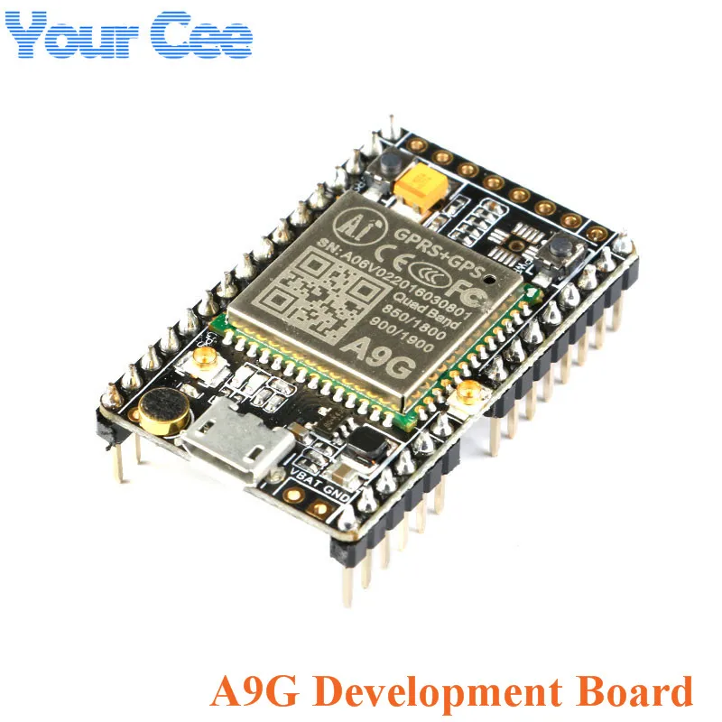 

1PC GPRS GPS Module A9G Core Board Module Pudding Development Board SMS voice Wireless Data Transmission IOT with Antenna GSM