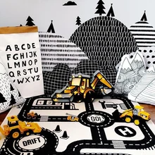 Ins стиль хлопковый детский и игровой коврик для детей