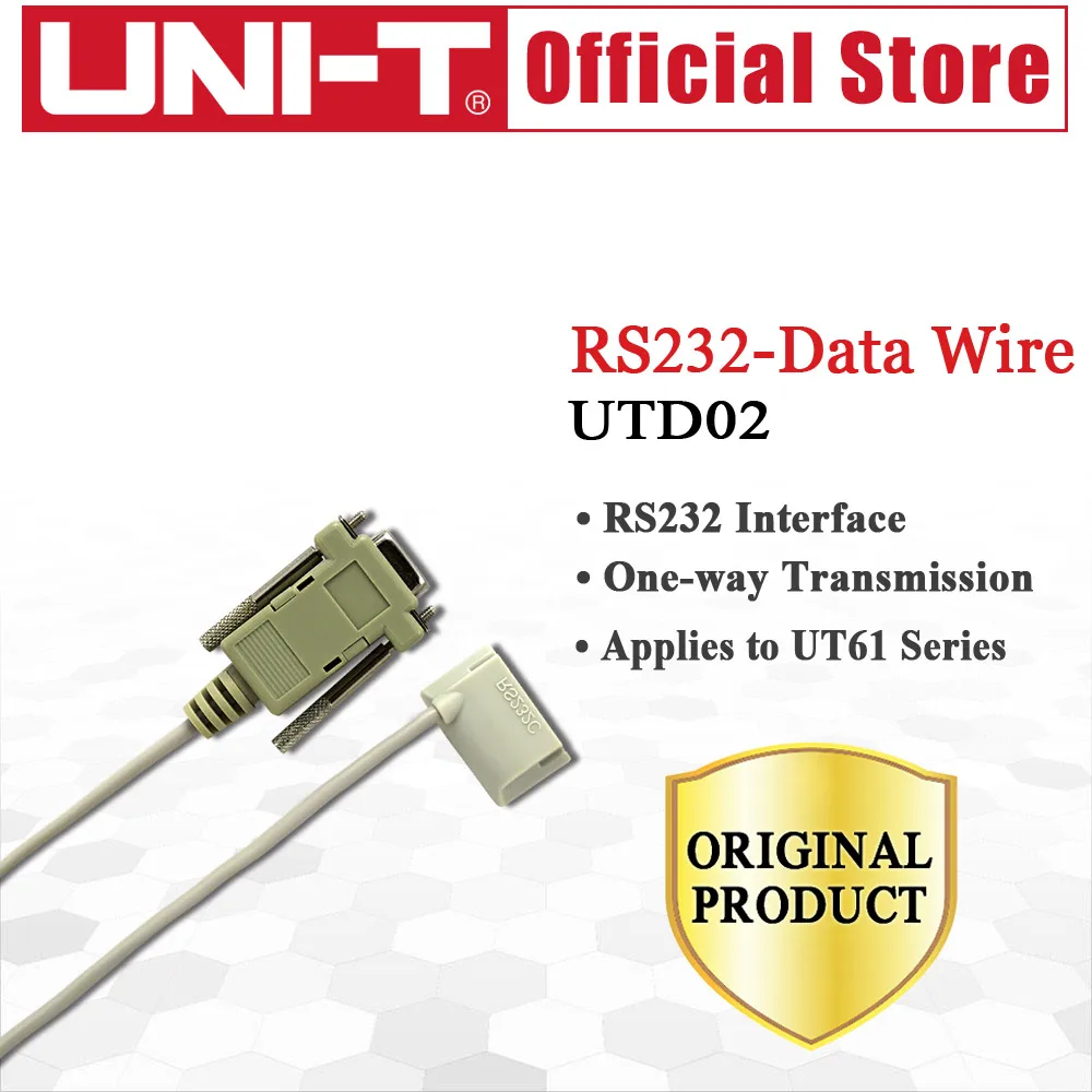 UNI-T UT-D02 RS232-кабель передачи данных для UT60series UT61 серии односторонняя передача RS-232 интерфейс