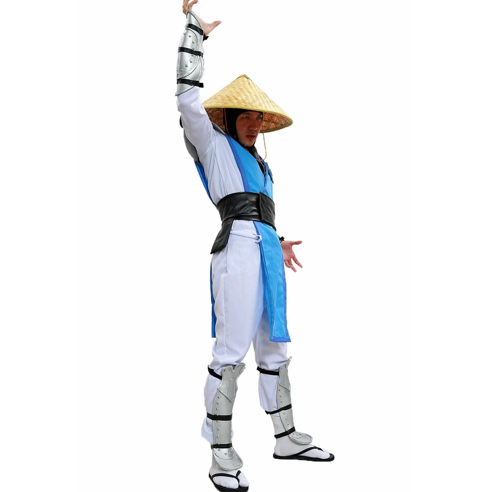 Coslive Горячая игра Райден костюм Mortal Kombat X Raiden Косплей наряд с полным набором Броня