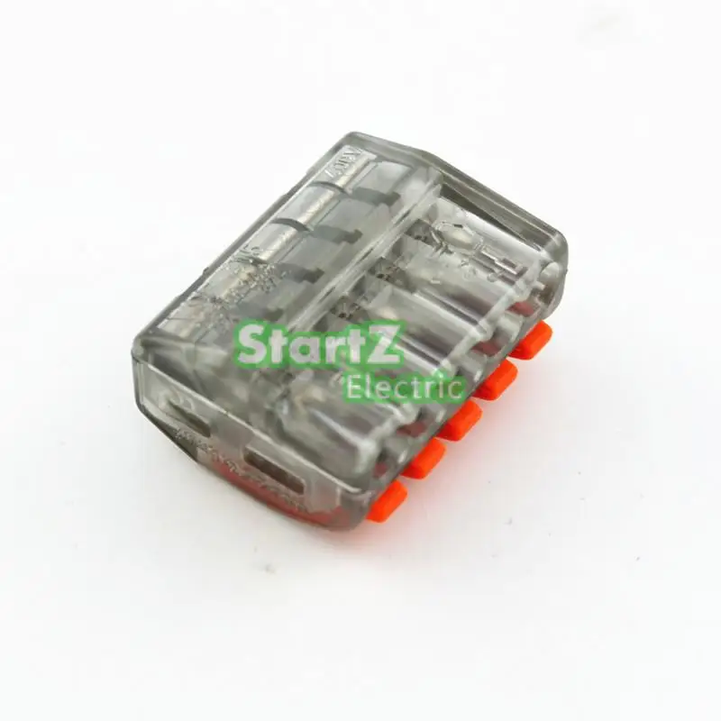 10 шт. прозрачный провод разъем 5 контактов штекер в клеммной колодки 400V 32A |