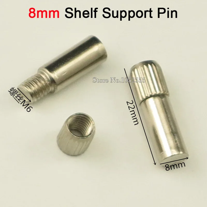 Бесплатная доставка металлическая стеклянная полка 100 шт./лот 6 мм/8 мм