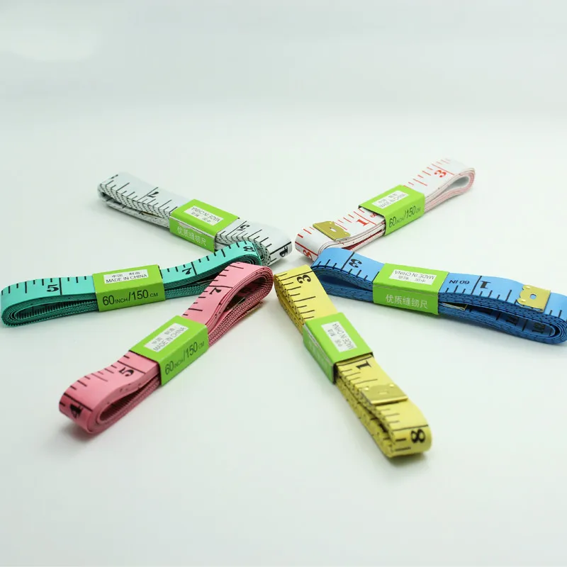 

150cm Random Color Body Measuring Ruler Sewing Tailor Tape Measure Soft Sewing Ruler Meter Sewing Measuring Tape