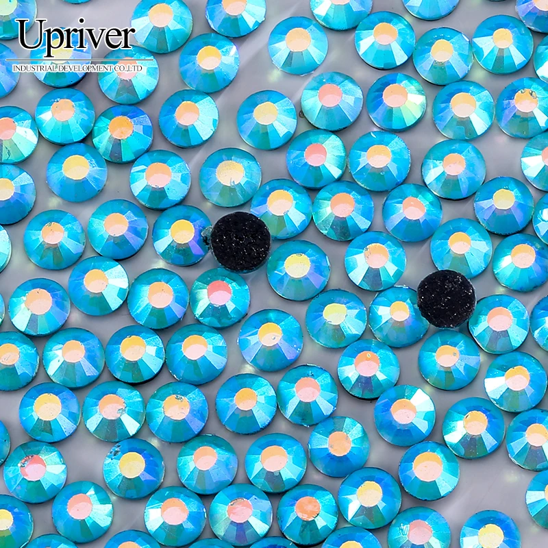 1440 шт. стразы для одежды Аквамарин|hotfix rhinestones|rhinestones for clothingglass crystal stones |