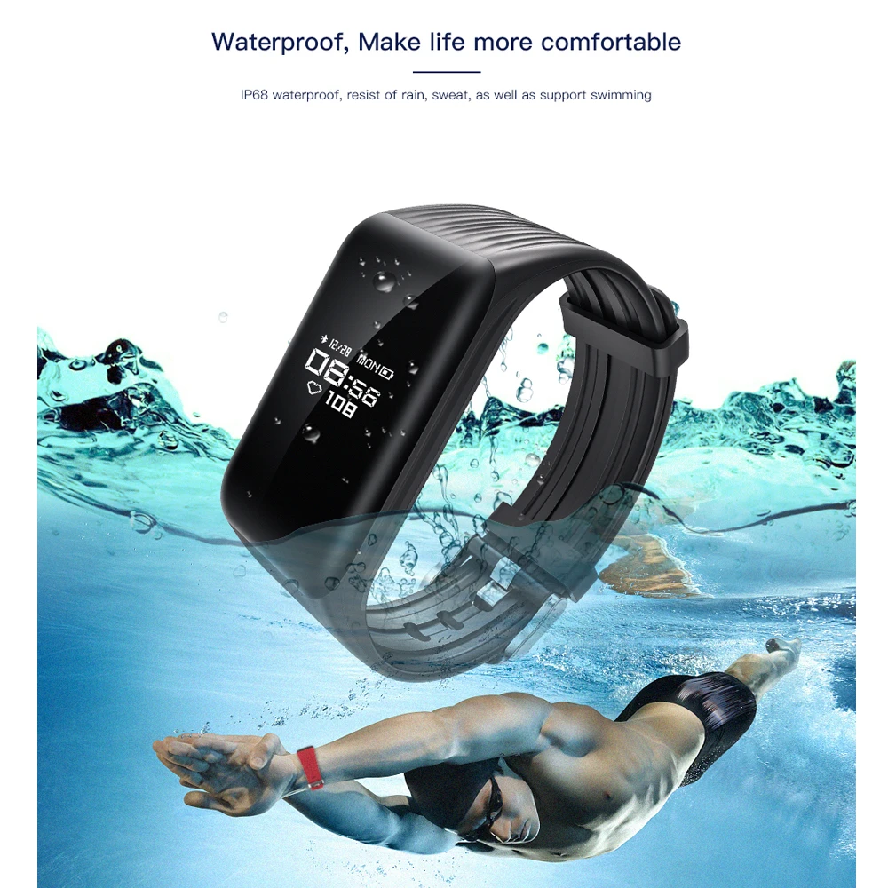 Espanson K1 смарт браслет сердечного ритма Спорт трекер Bluetooth 4 0 банда