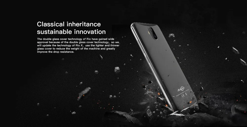 Allcall Rio X 3G смартфон 13 МП+ 2 Мп задняя двойная камера Android 8,1 18:9 5,5 дюймов MTK6580 четырехъядерный 1 ГБ ОЗУ 8 Гб ПЗУ мобильный телефон