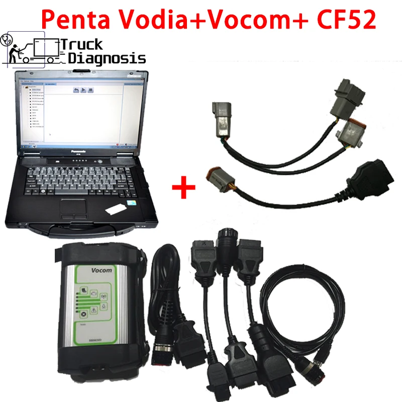 Диагностический инструмент vodia 5 для volvo penta vodia диагностический инструмент с cf52 Toughbook penta промышленный диагностический инструмент для судового двигателя