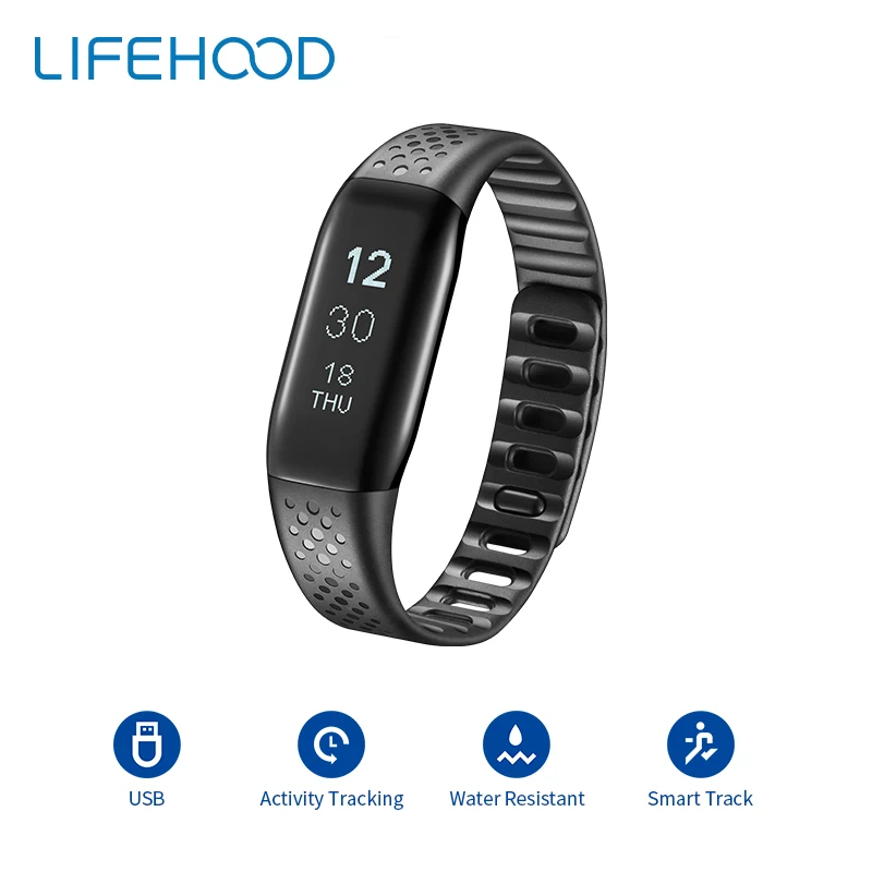 Lifesense Band 2 S влагостойкие умные часы с ремешком фитнес браслет пульсометр монитор