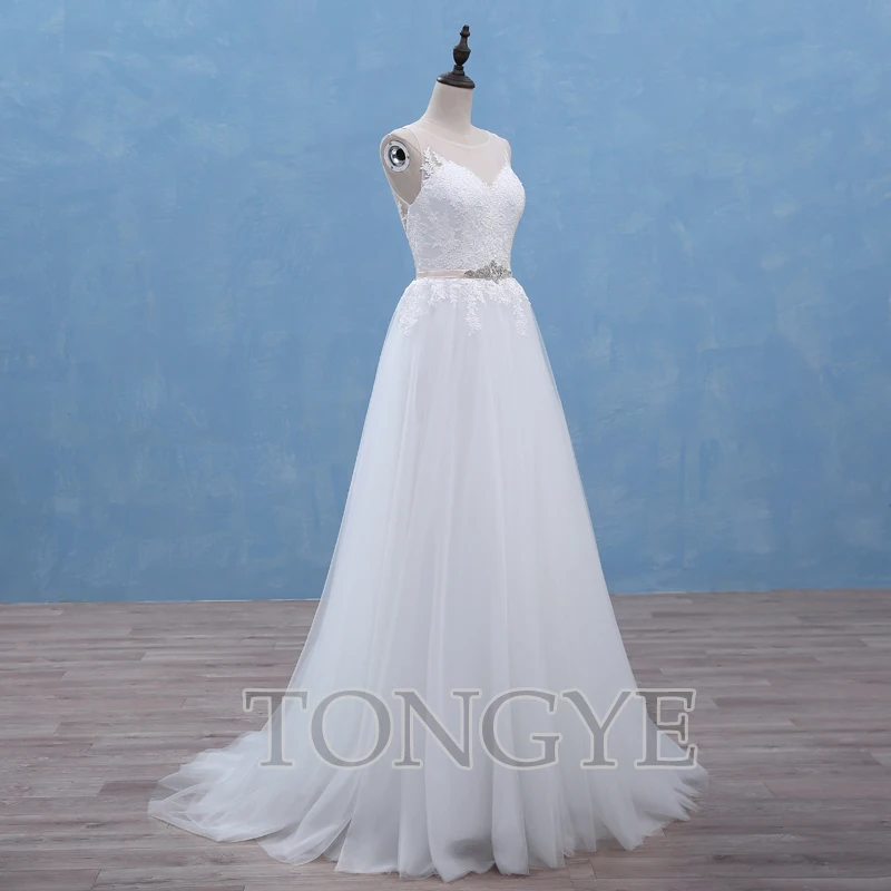 Тюль Иллюзия аппликация дворцовый шлейф ТРАПЕЦИЕВИДНОЕ свадебное платье 2021 Vestido
