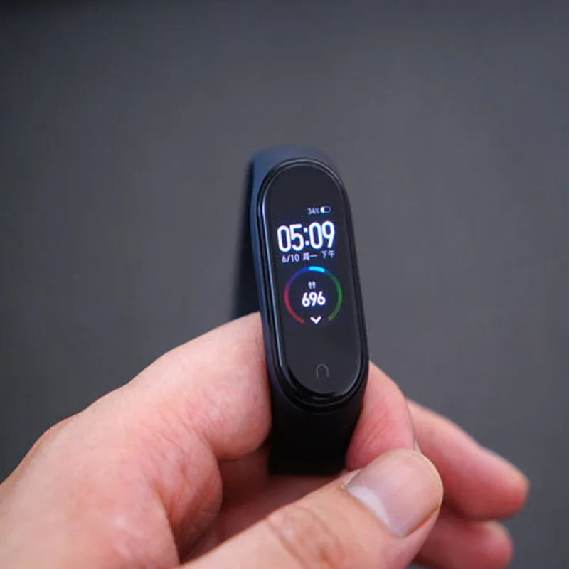 Xiaomi Mi-браслет 4, умный Браслет, 0,95 дюймов, цветной экран, Bluetooth, 5,0, 135 мА/ч, пульсометр, фитнес, водонепроницаемый браслет, 4 браслета