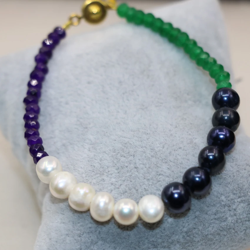 Уникальный Сделай Сам 2*4 мм натуральный каменный халцедонский нефрит счеты