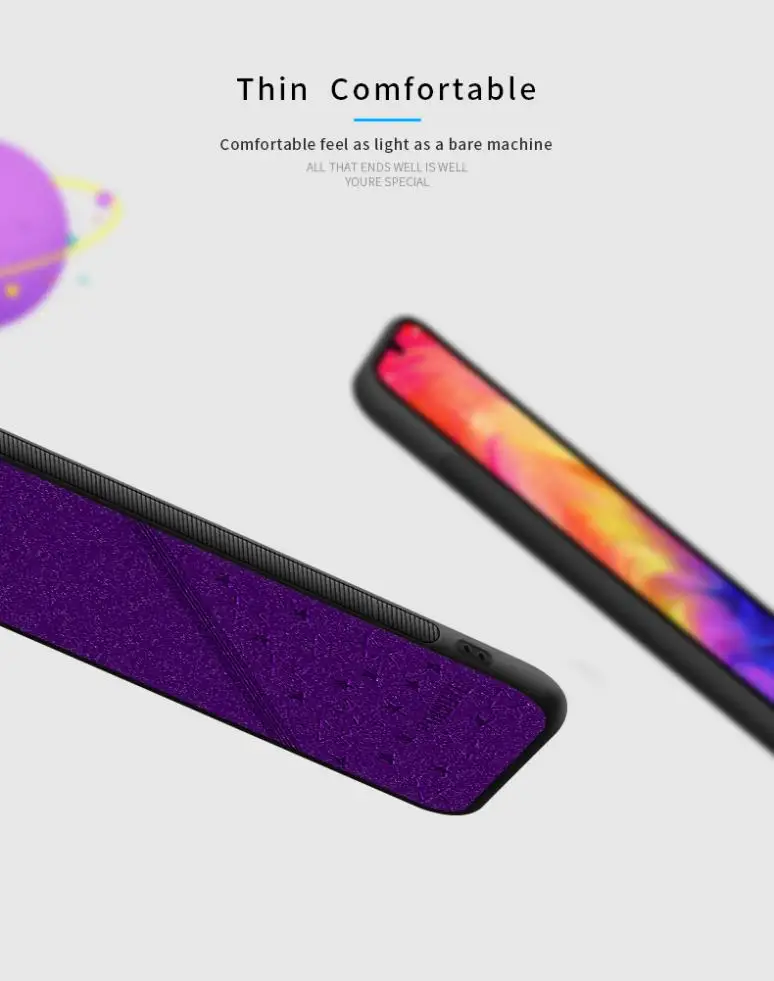 Чехол для Xiaomi Redmi 7/Redmi Note 7 (Note7 Pro) Модный гибридный жесткий чехол Lucky Star мягкий