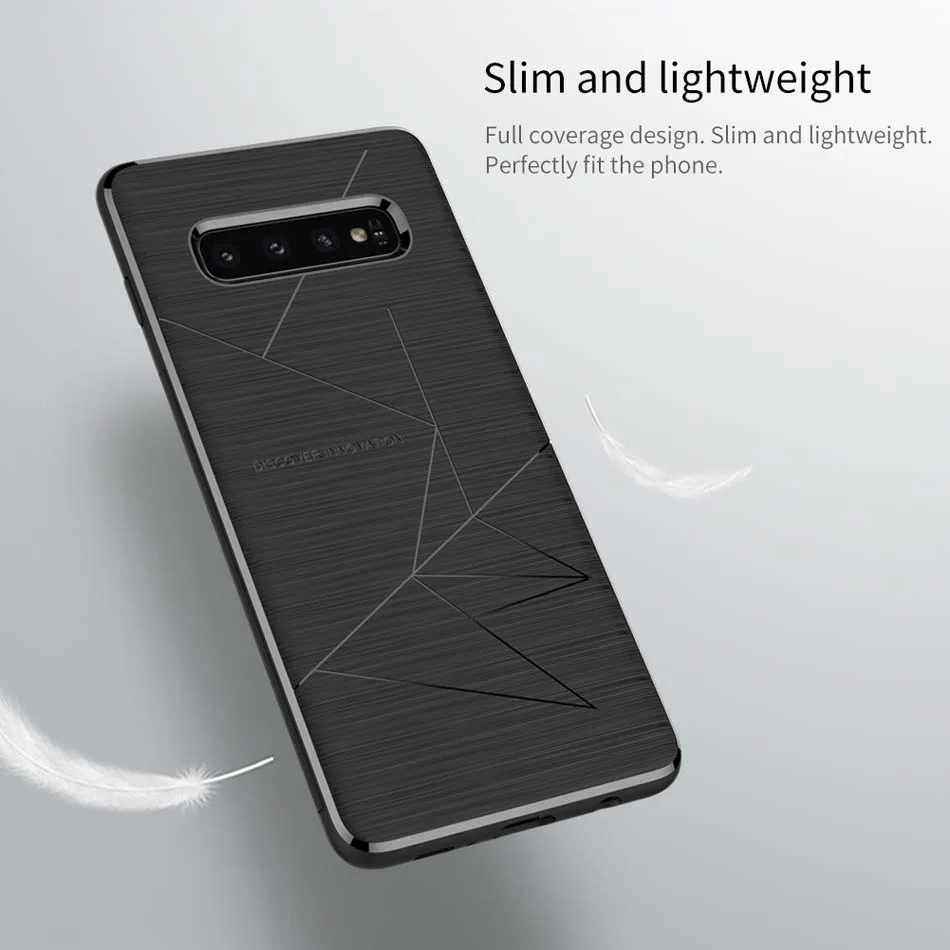 Для samsung Galaxy S10 S10 плюс Чехол для телефона NILLKIN Магнитный Qi Беспроводной Зарядное устройство зарядки приемник задняя крышка чехол для Galaxy S10 S10