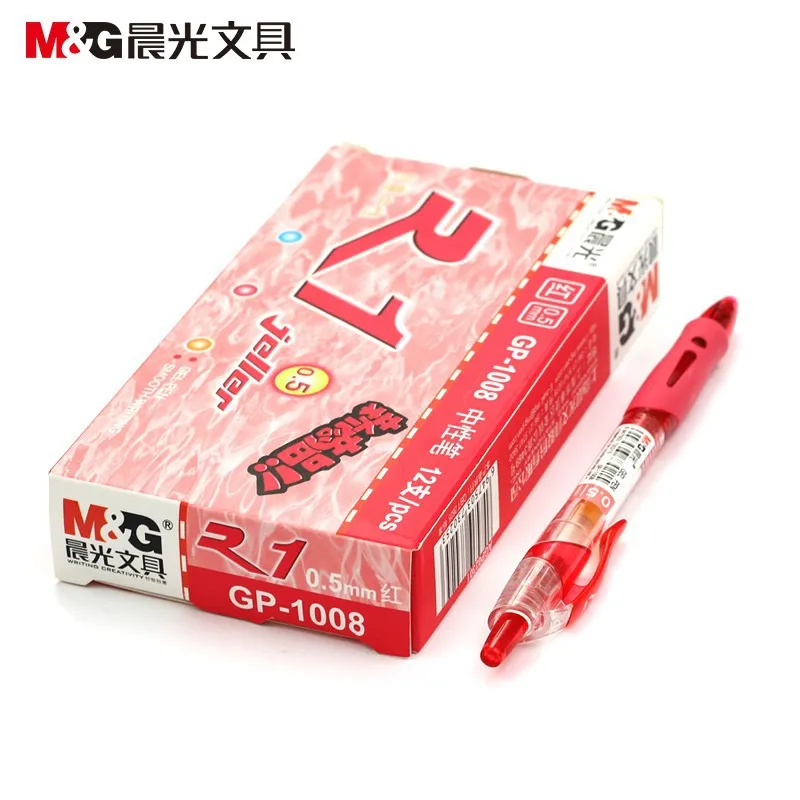 Шариковая ручка M & G GP1008 шариковая с гелевыми чернилами канцелярские