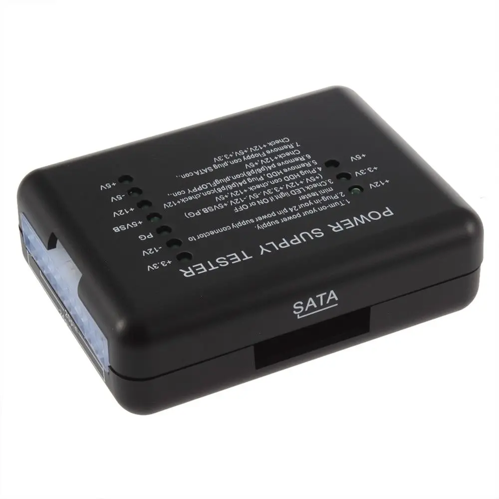 ATX блок питания ПЗУ тестер с 20/24 Pin SATA и Molex Разъемы HDD для ПК 100 штук |
