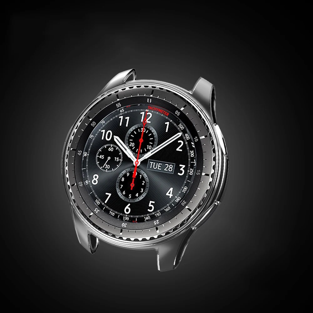 ТПУ против царапин рамка Защитная крышка для samsung Galaxy Watch 46 мм SM-R800
