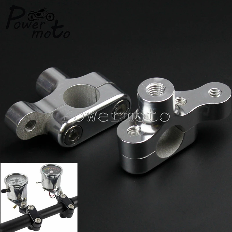 

Универсальный мотоциклетный хромированный Кронштейн для установки на руль 1 дюйм, 25 мм