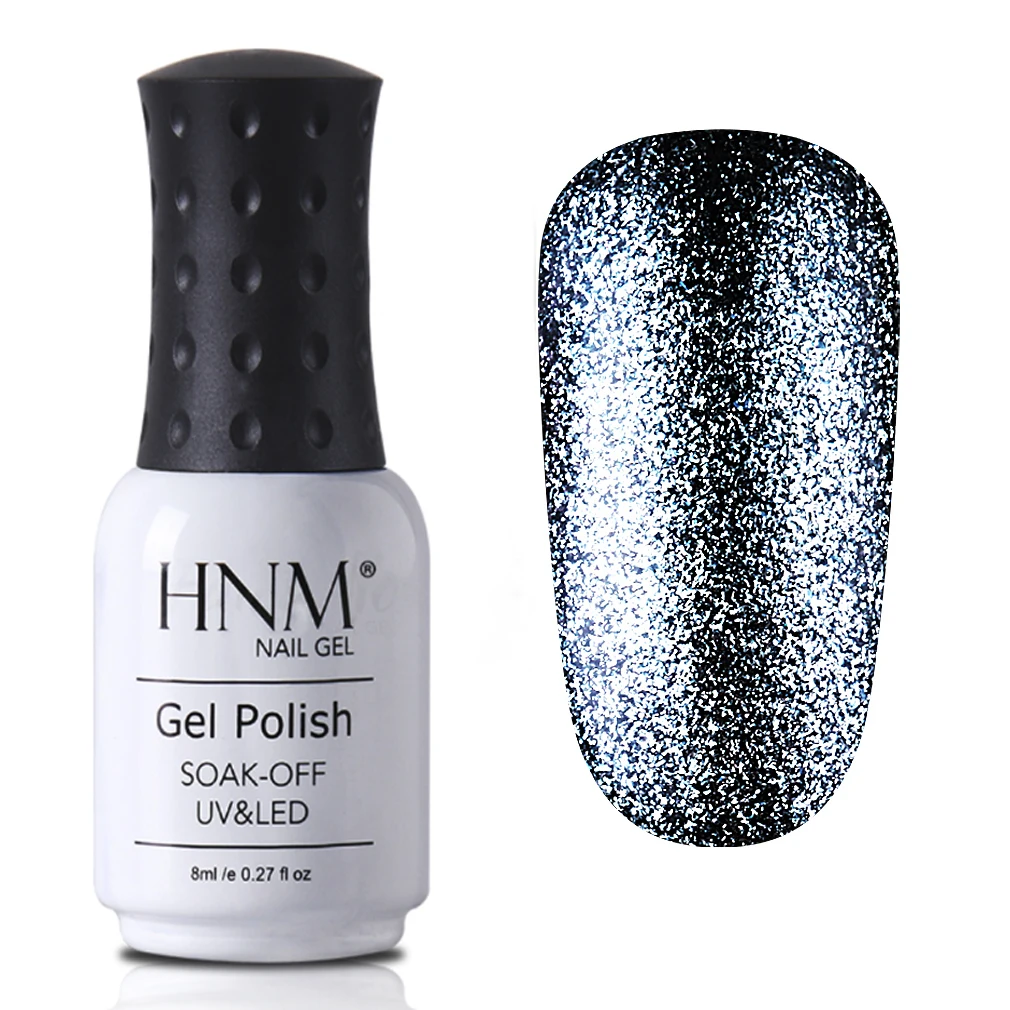 58004 HNM Bling Platinum гель для ногтей 8 мл Блеск УФ-гель для ногтей светодиодный светильник гель лак Полупостоянный Гель-лак грунтовка для ногтей - Цвет: 58004