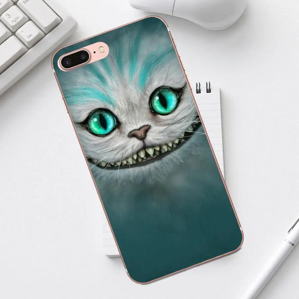 Qdowpz TPU Custom Design For iPhone 4 4S 5 5C SE 6 6S 7 8 Plus X XS Max XR Galaxy A3 A5 J1 J3 J5 J7 2017 We Are All Mad Here | Мобильные