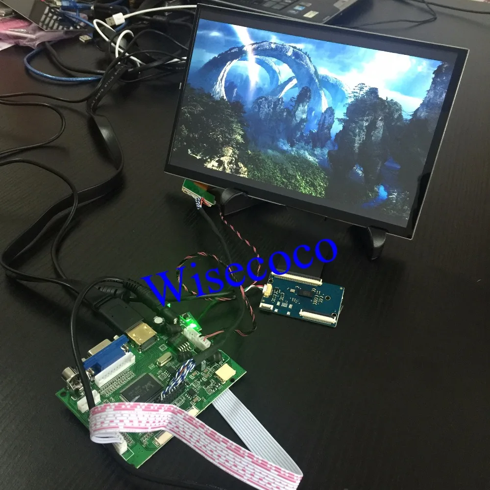 800 дюймов 1280*10,1 емкостный сенсорный экран ips ЖК дисплей модуль мониторы дисплей бэк автомобилей HDMI USB VGA 2AV Raspberry Pi 3