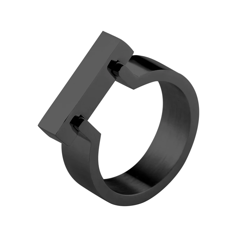 В стиле панк Золотой Цвет кольцо для мужчин и женщин ювелирное изделие высокое