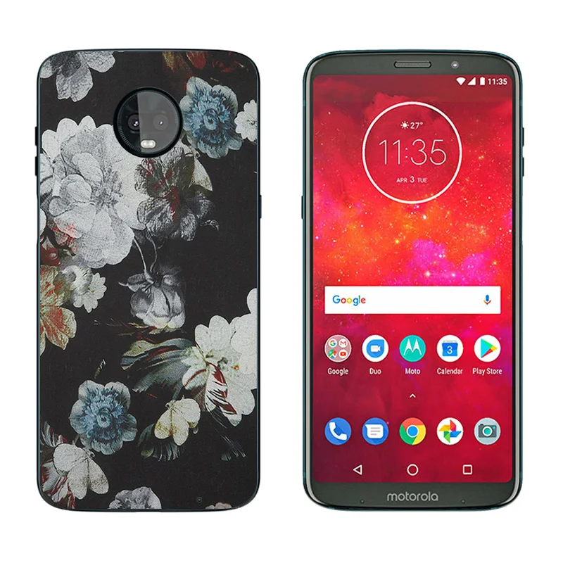 Piano Printing Phone Case for Moto Z3 Play 2018 Soft TPU Clear Back Cover 6.01 inch Motorola Coque |