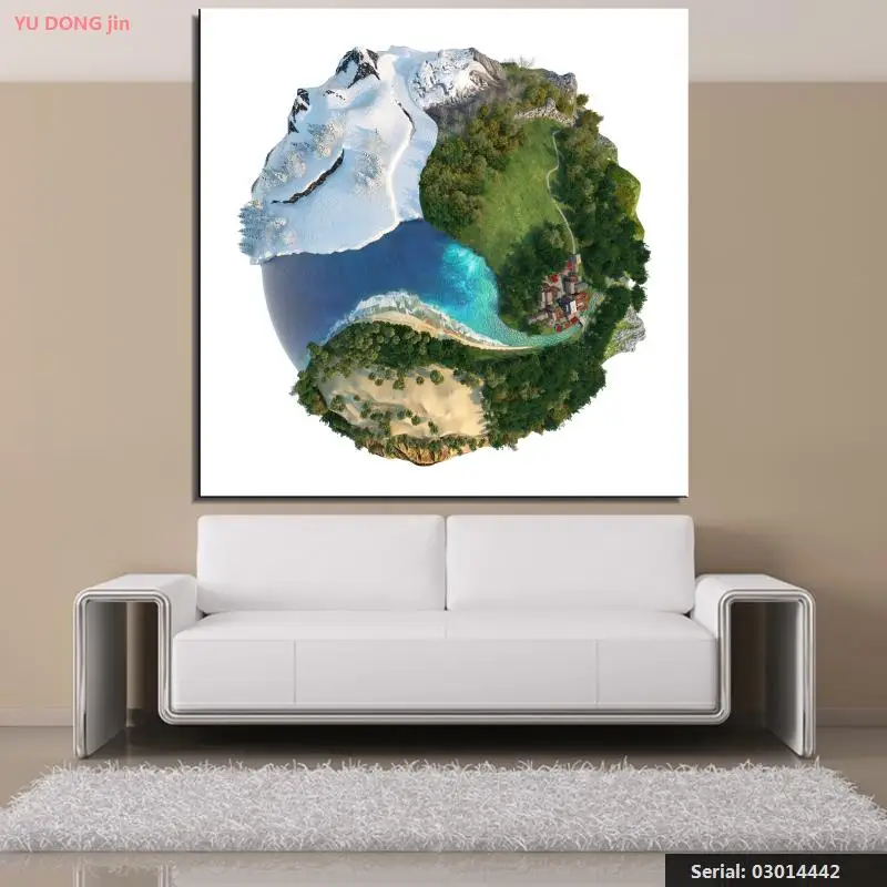 Still life Abstract oil Painting Drawing art Spray Unframed Canvas hand square gemstone action hologram kitchen wire03014442 | Дом и сад