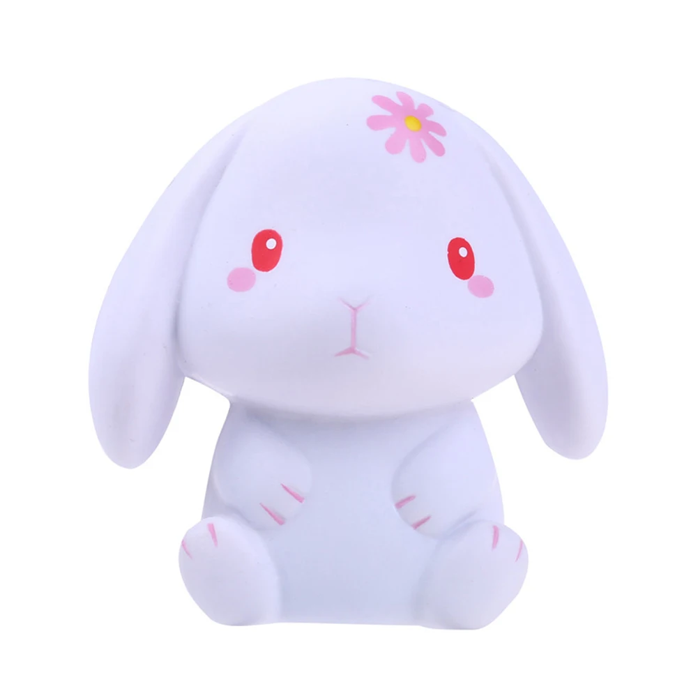 Long Ears Cute Rabbit Squishy Creative Slow Rising Bread Scented Soft Squeeze Toy Stress Relief Fun for Kid Gift | Игрушки и хобби