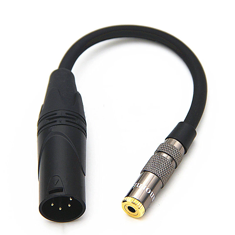 Hi Fi Мужской 4 контактный XLR кабель с балансом до 3 5 мм 2 6 35 гнездовой аудиокабель DAC