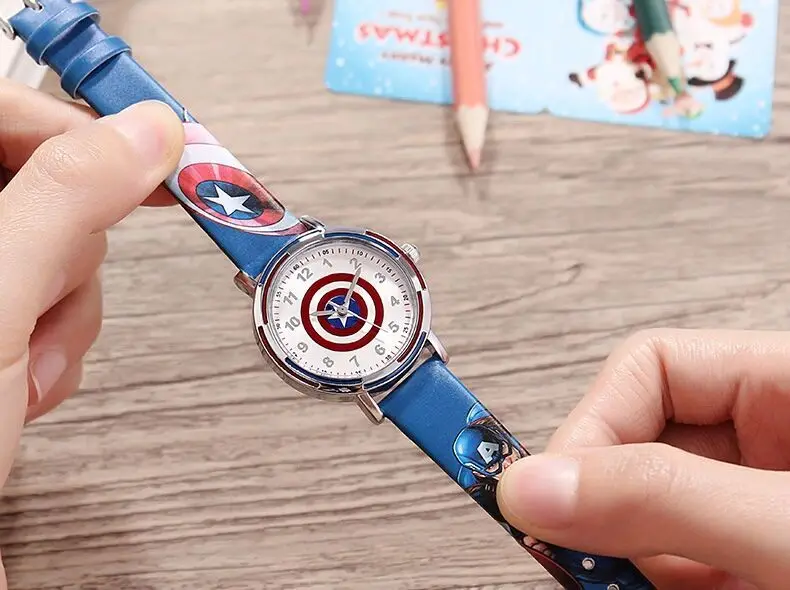 Детские часы Disney брендовые для мальчиков с рисунками из мультфильмов