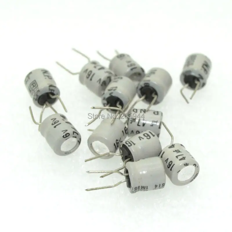 12 шт. в упаковке Rubycon NW7 47 мкФ/16 V без полярности электролитический конденсатор с