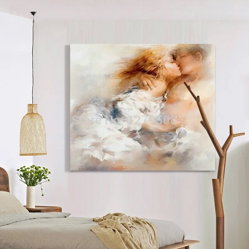 Лучший арт 100% ручной работы абстрактный портрет Сексуальная испанский lover