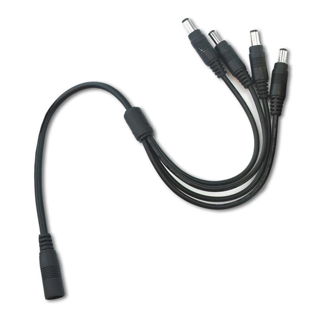 Соединительный провод постоянного тока Мама от 1 до 4 папа сплиттер питания