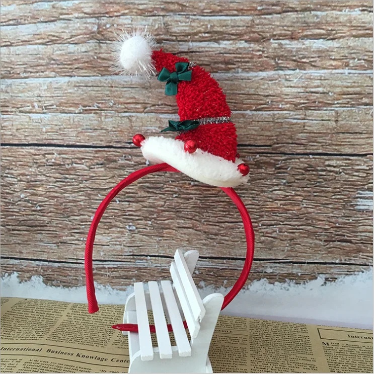 

Christmas Bent Cap With Horn Headband