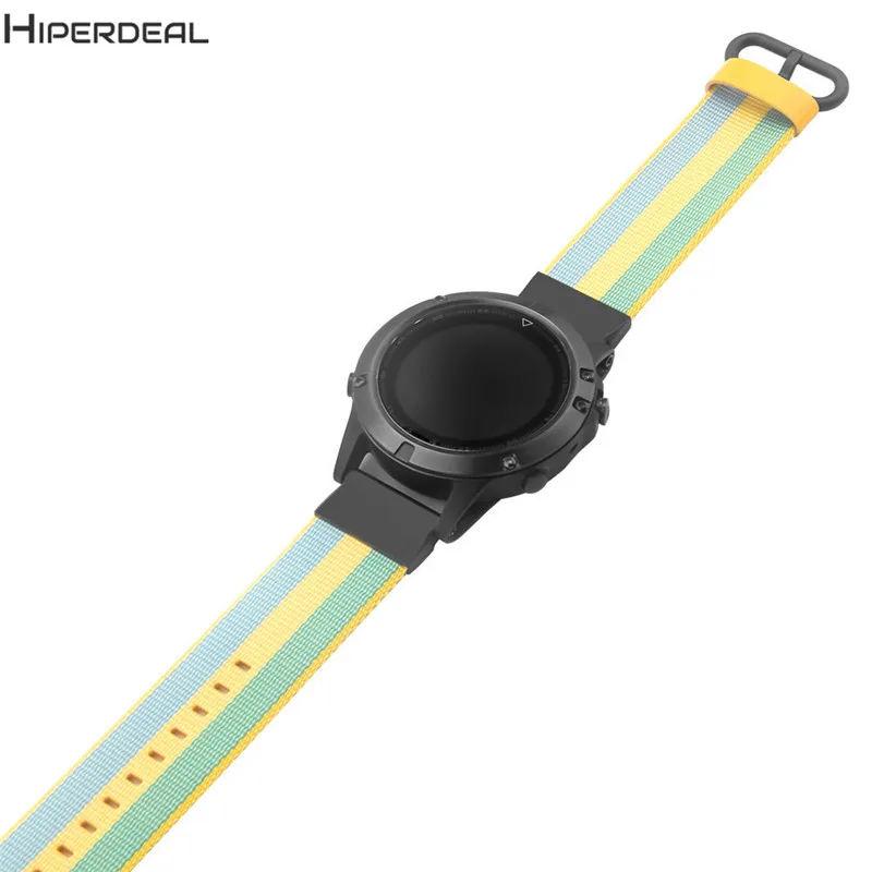Аксессуар HIPERDEAL быстросъемный нейлоновый ремешок для Garmin Fenix 5 forerunner935 тканый approved