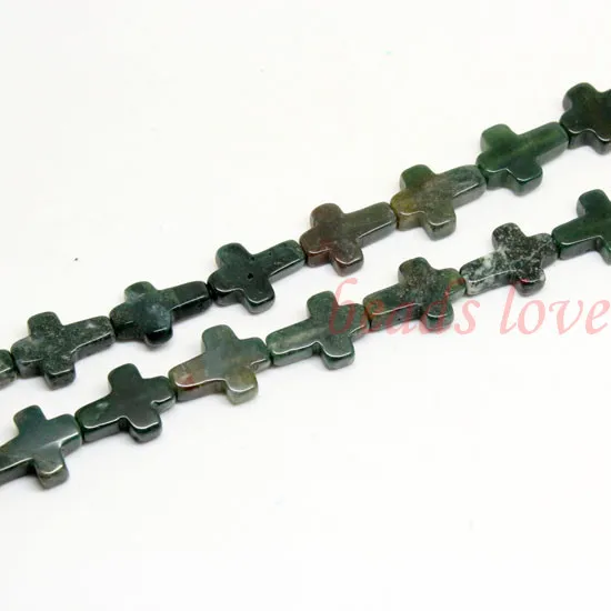 Выберите стиль 1 нить 16 &quot(25 шт) Крест из натурального камня свободные бусины 12 мм